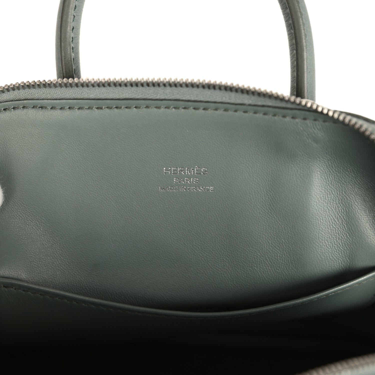 Hermes 1923 Bolide Mini Vert Amande Evercolor Palladium Hardware