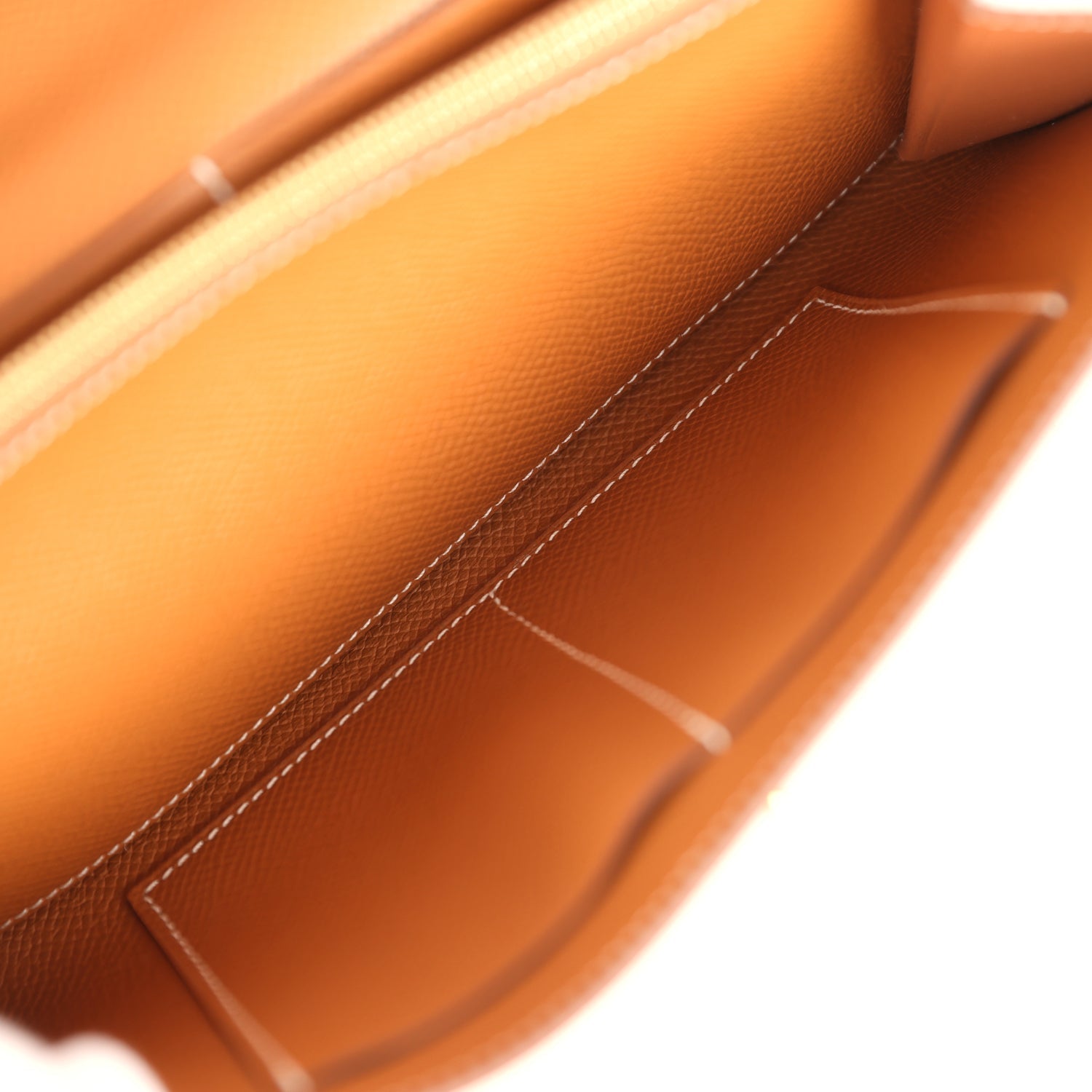 Hermes Kelly Wallet To Go Gold Epsom Gold Hardware