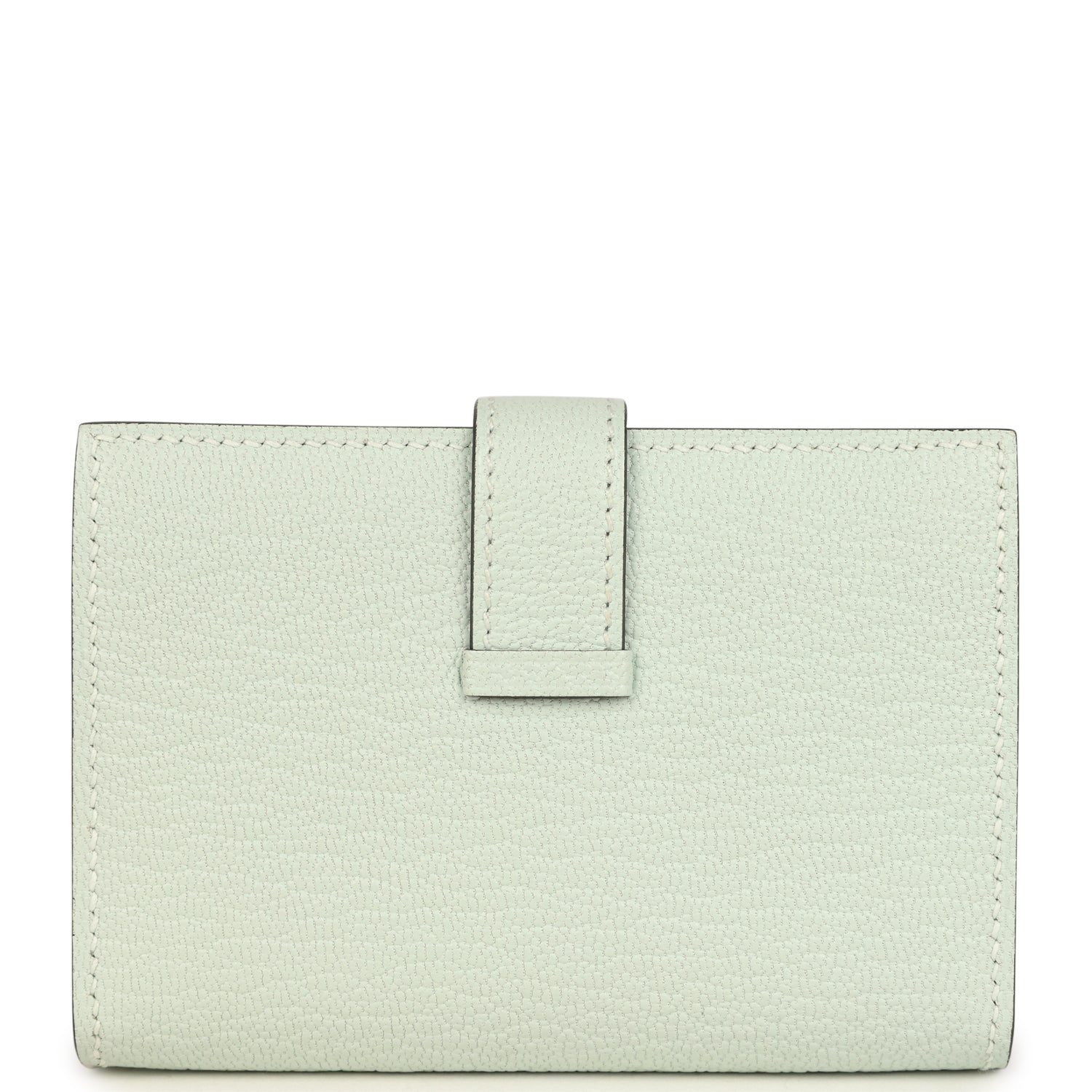 Hermes Bearn Mini Wallet Vert Peppermint Chevre Mysore Palladium Hardware