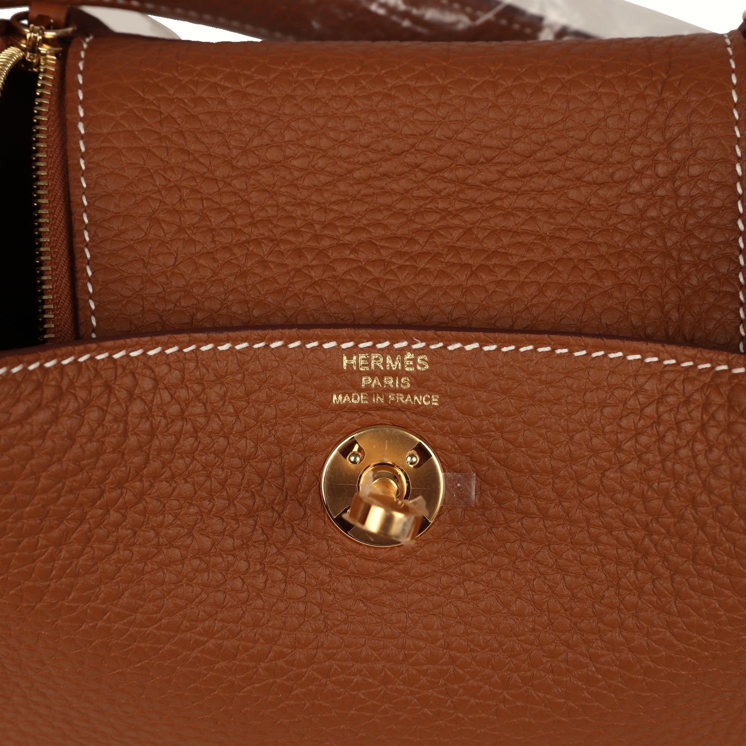Hermes Mini Lindy Gold Clemence Gold Hardware