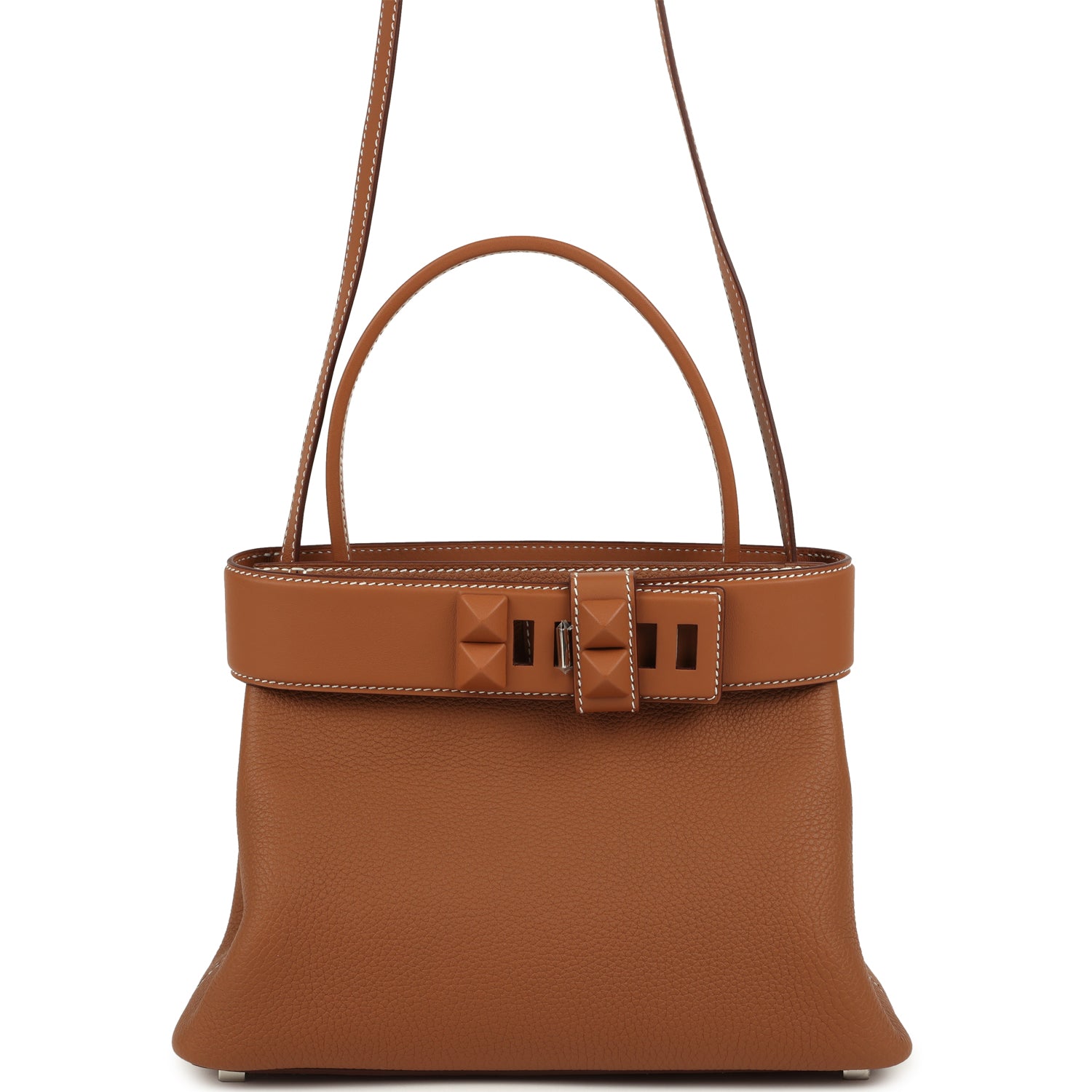 Hermes Medor Bag Gold Togo and Swift Palladium Hardware