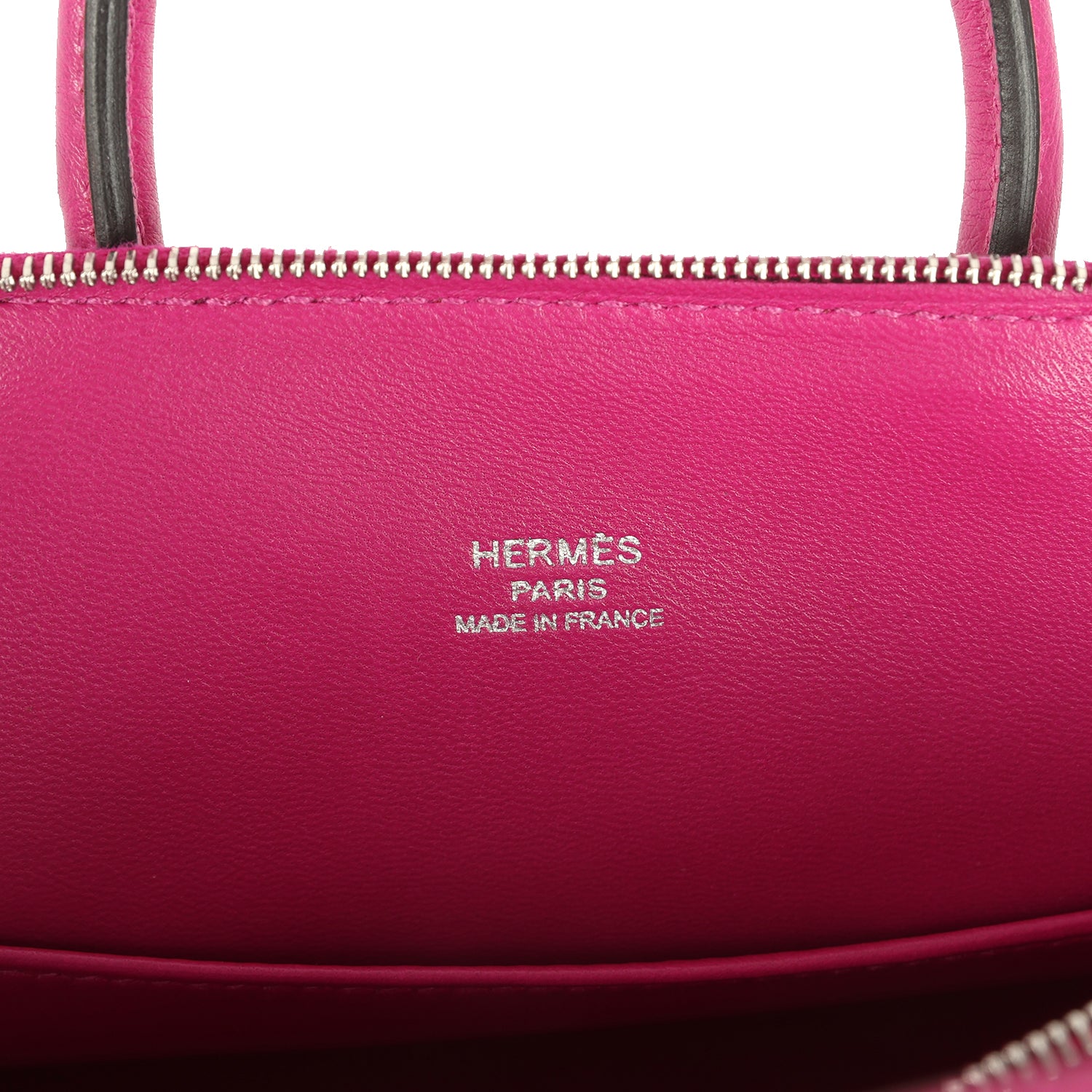 Hermes 1923 Bolide Mini Rose Poupre Ostrich Palladium Hardware