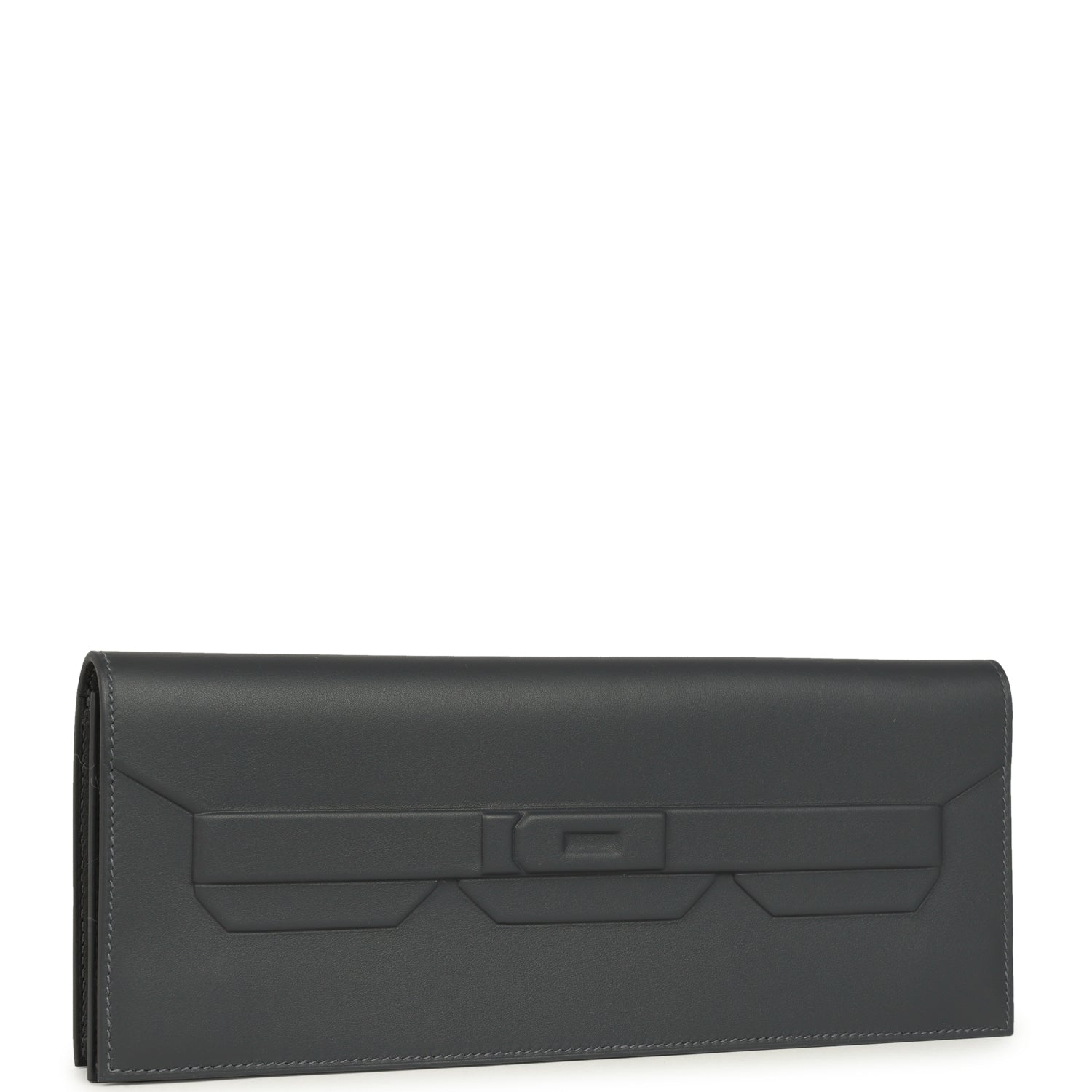 Hermes Shadow Birkin Clutch Ardoise Swift