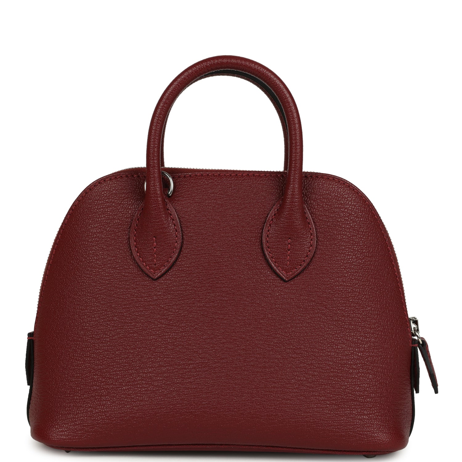 Hermes 1923 Bolide Mini Rouge H Chevre Palladium Hardware