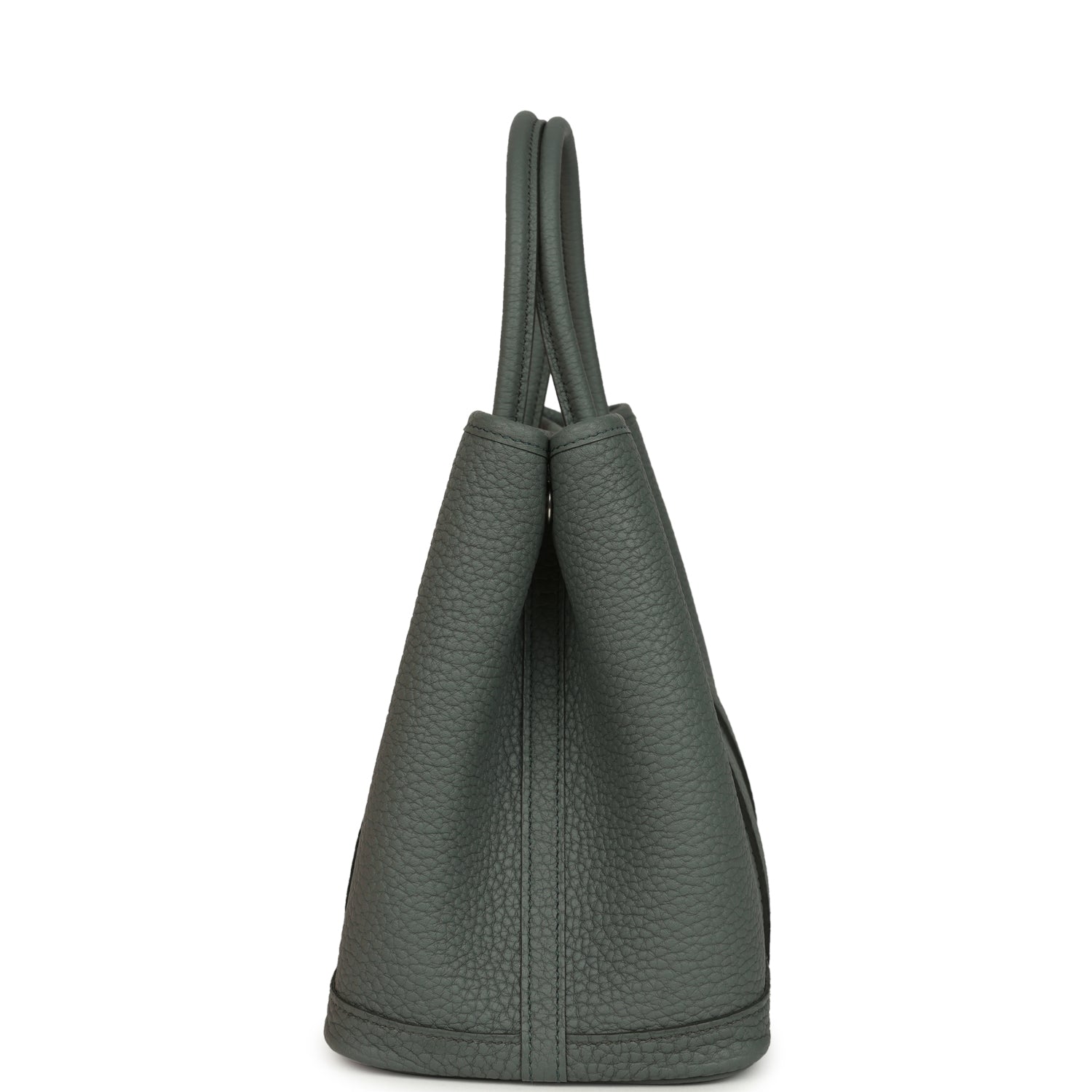 Hermes Garden Party 30 Vert Amande Negonda Palladium Hardware