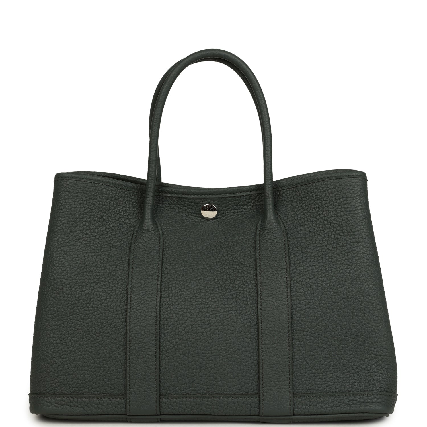 Hermes Garden Party 30 Vert Mangrove Negonda Palladium Hardware