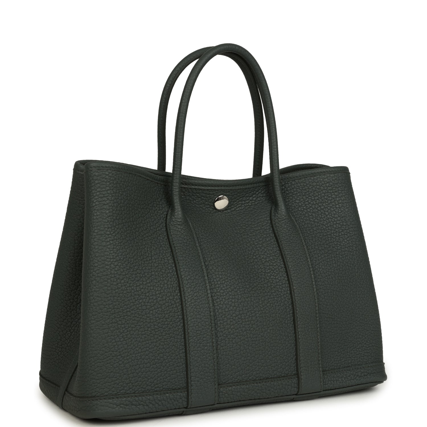 Hermes Garden Party 30 Vert Mangrove Negonda Palladium Hardware