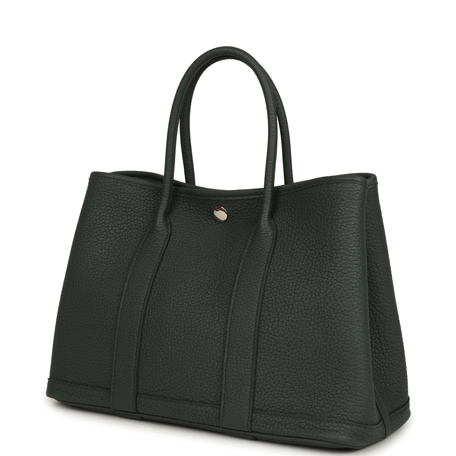Hermes Garden Party 30 Vert Mangrove Negonda Palladium Hardware
