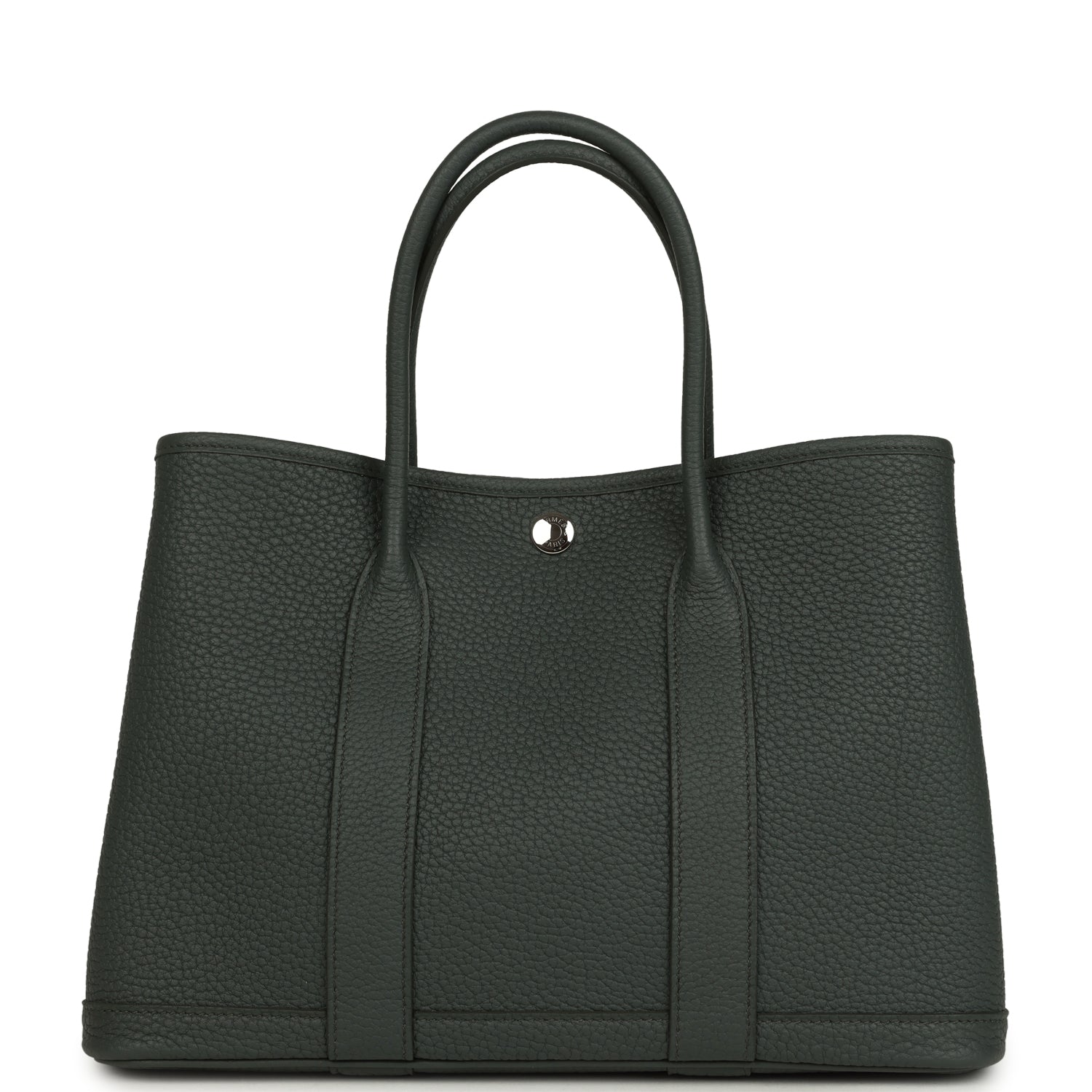 Hermes Garden Party 30 Vert Mangrove Negonda Palladium Hardware