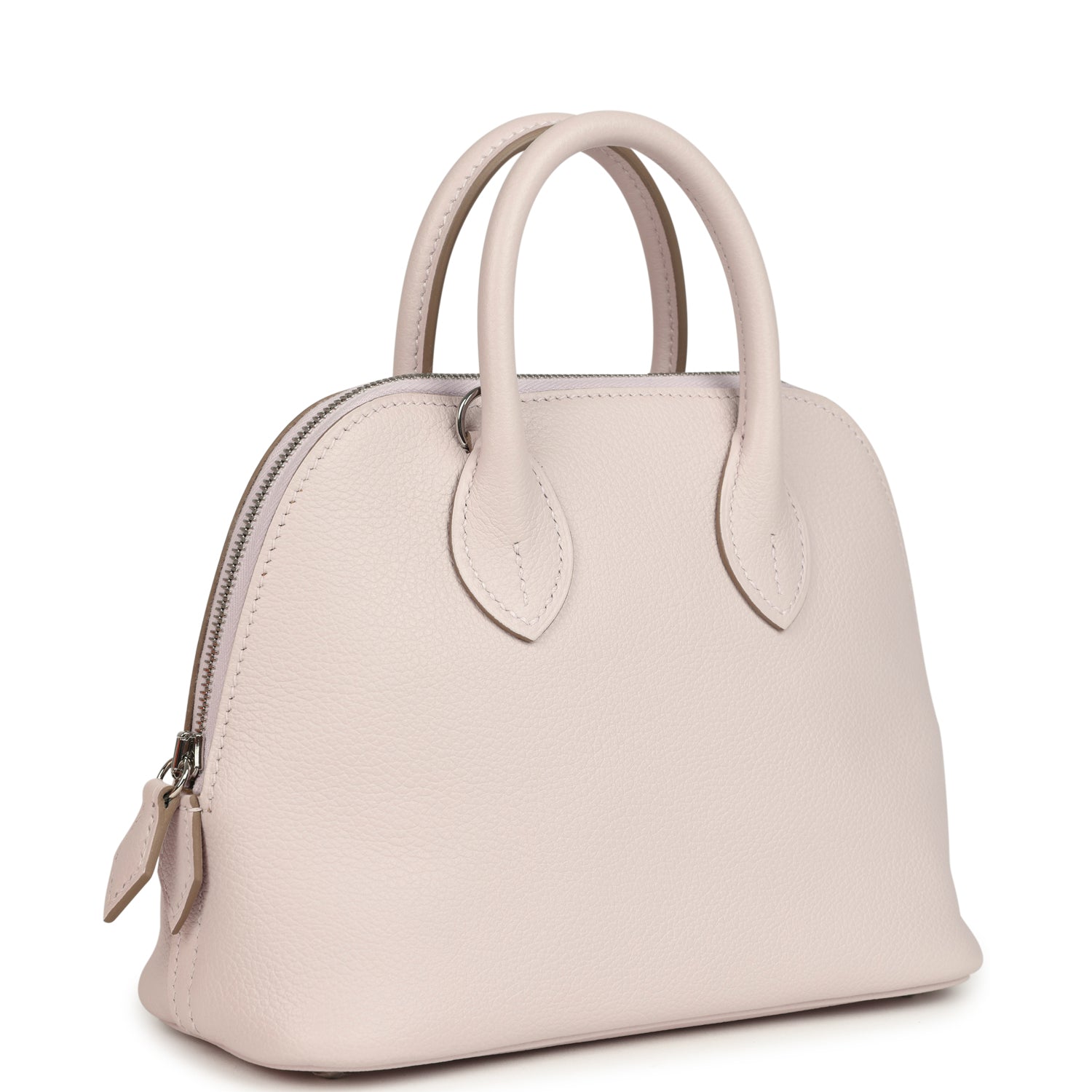 Hermes 1923 Bolide Mini Mauve Pale Verso Evercolor Palladium Hardware