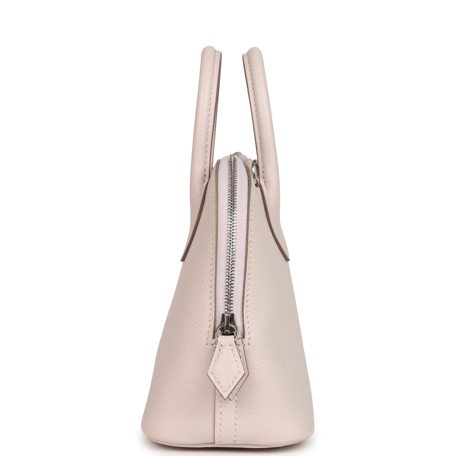 Hermes 1923 Bolide Mini Mauve Pale Verso Evercolor Palladium Hardware