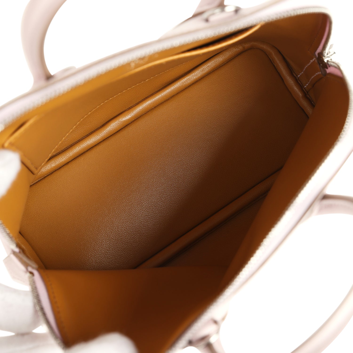 Hermes 1923 Bolide Mini Mauve Pale Verso Evercolor Palladium Hardware