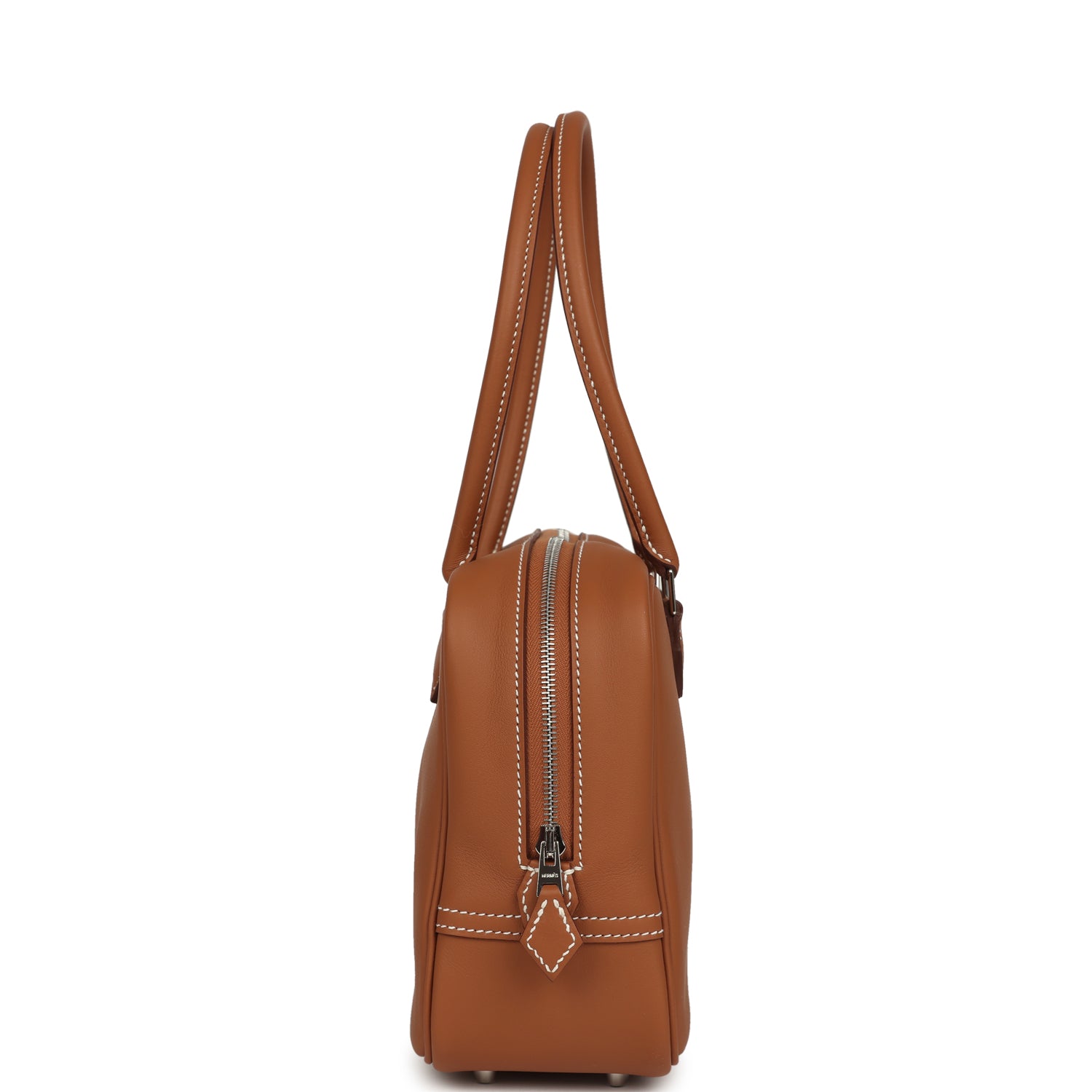 Hermes Mini Plume 21 Bag Gold Swift Palladium Hardware
