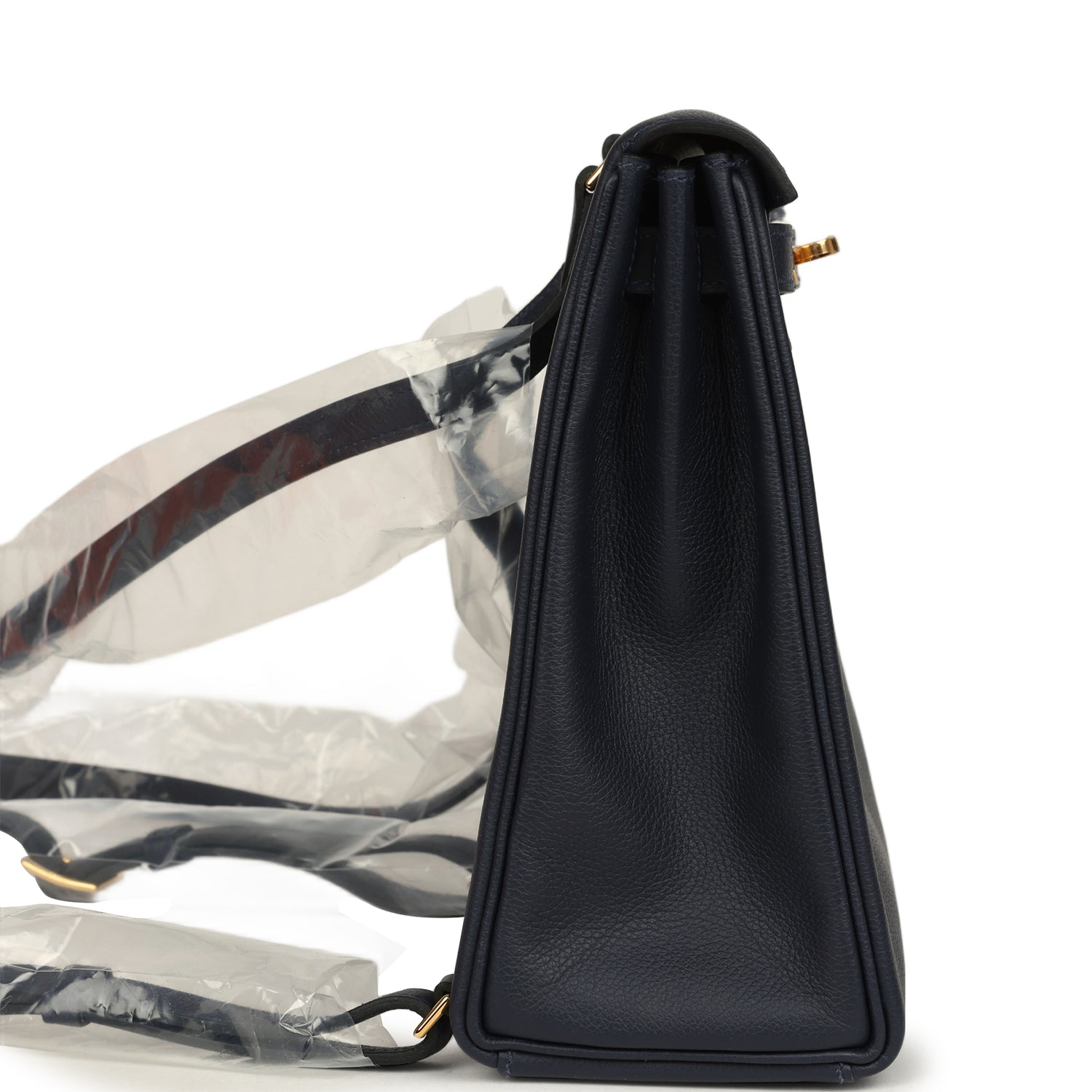 Hermes Kelly Ado II Backpack Bleu Nuit Evercolor Gold Hardware