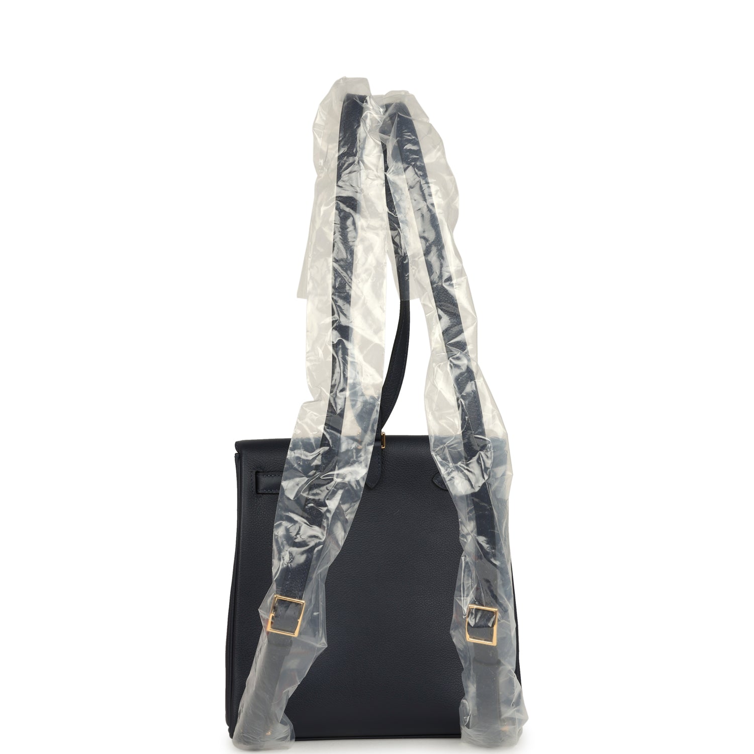 Hermes Kelly Ado II Backpack Bleu Nuit Evercolor Gold Hardware