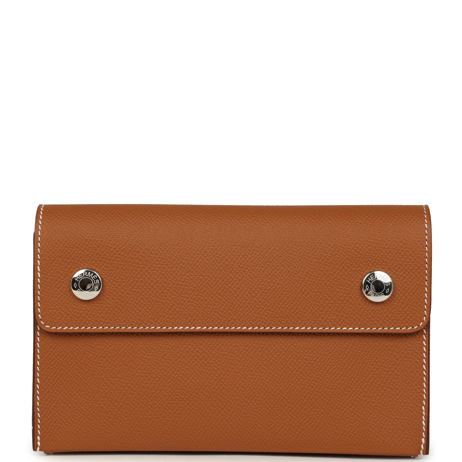 Hermes Hermesnap Wallet Gold Epsom Palladium Hardware