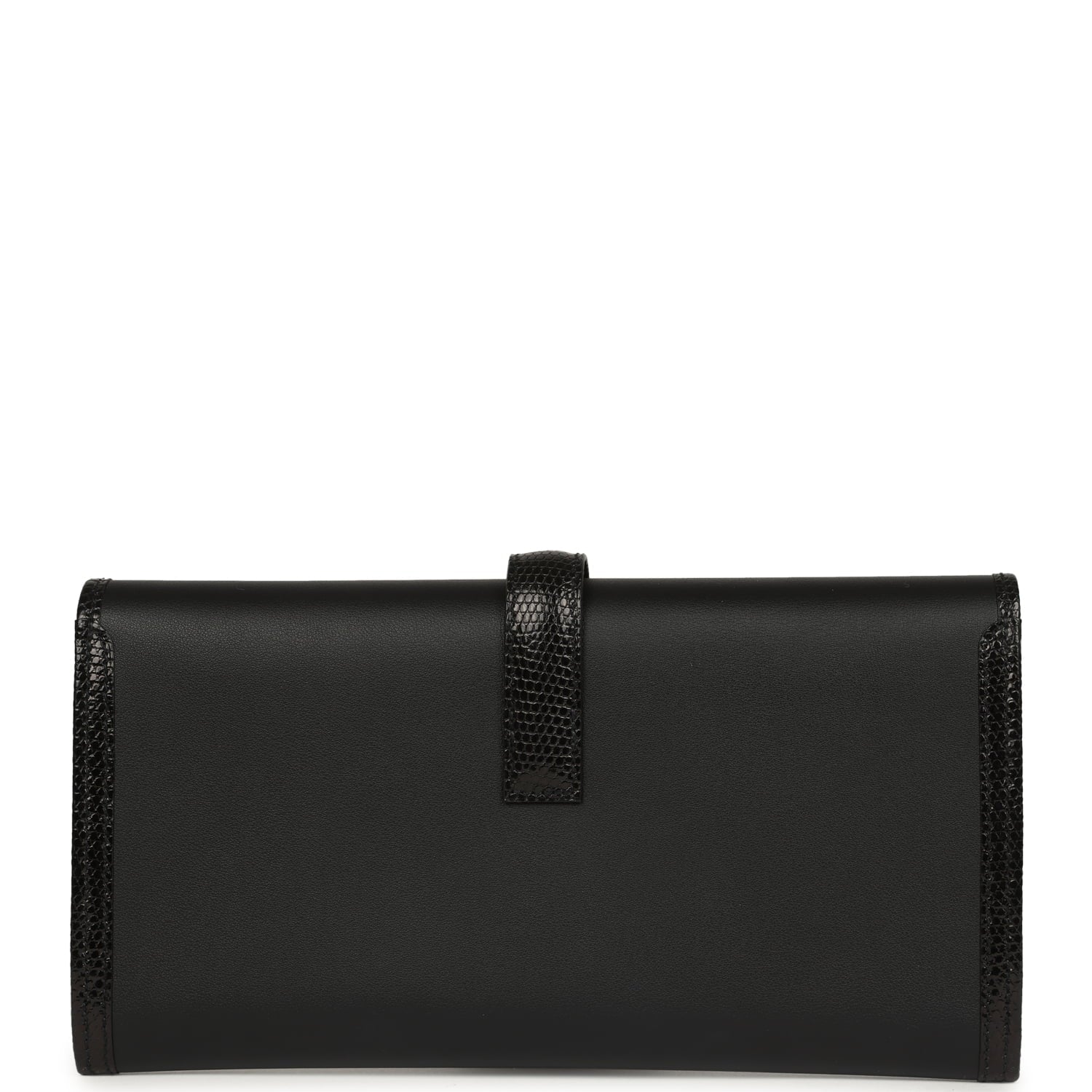 Hermes Jige Elan 29 Black Swift and Shiny Lizard Touch
