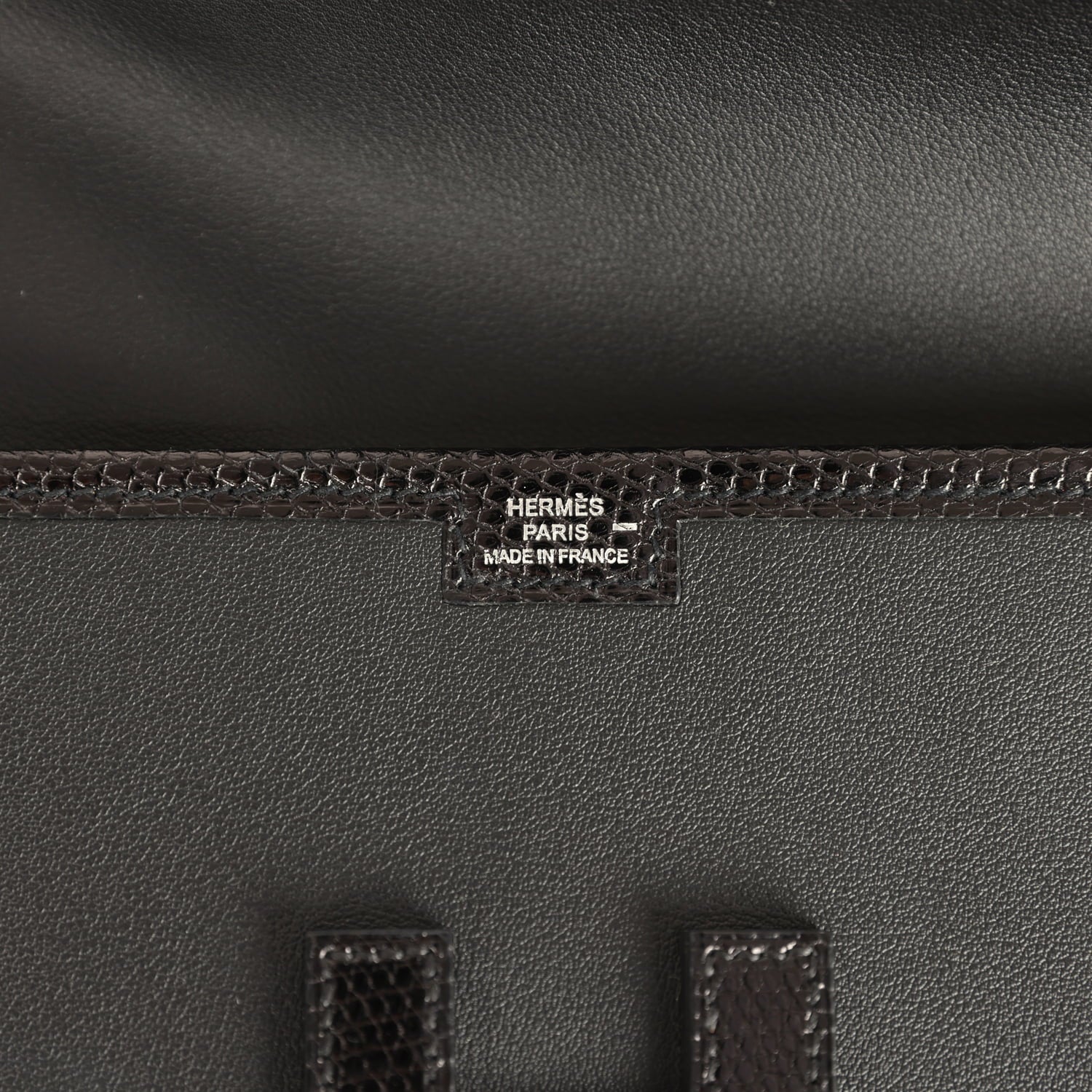 Hermes Jige Elan 29 Black Swift and Shiny Lizard Touch