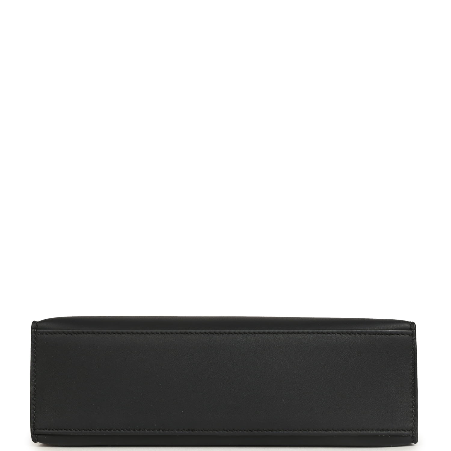 Hermes Kelly Pochette Black Swift Gold Hardware