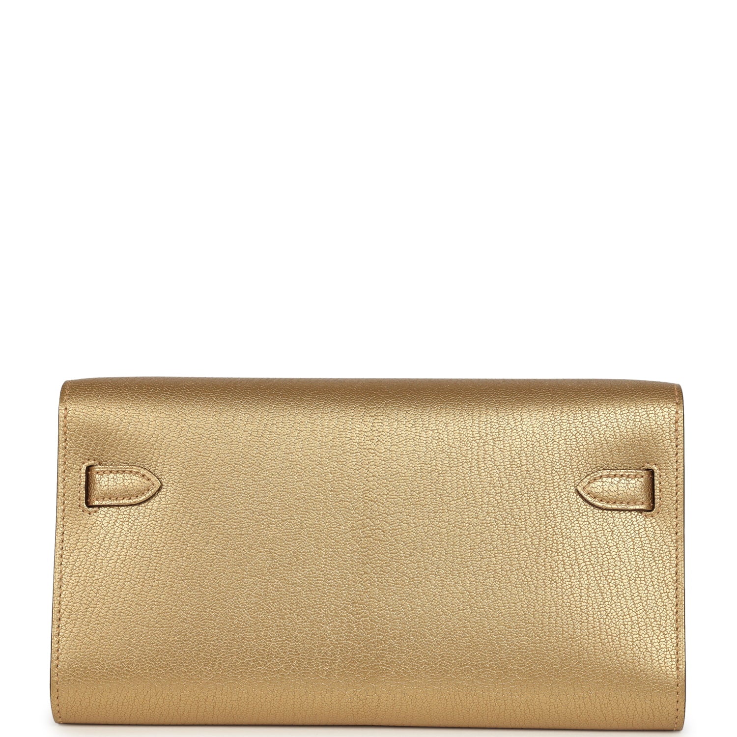 Hermes Kelly Wallet To Go Dore Chevre Chamkilight Permabrass Hardware