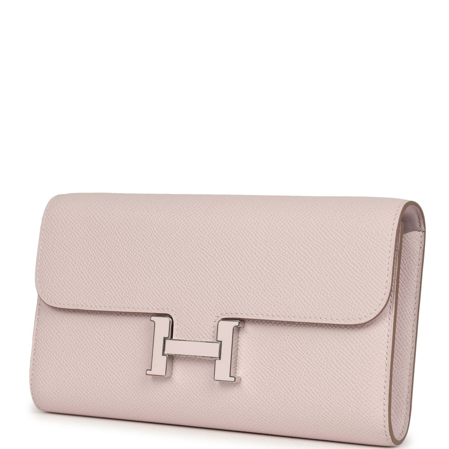 Hermes Constance Wallet To Go Mauve Pale Epsom Lacquered Palladium Hardware