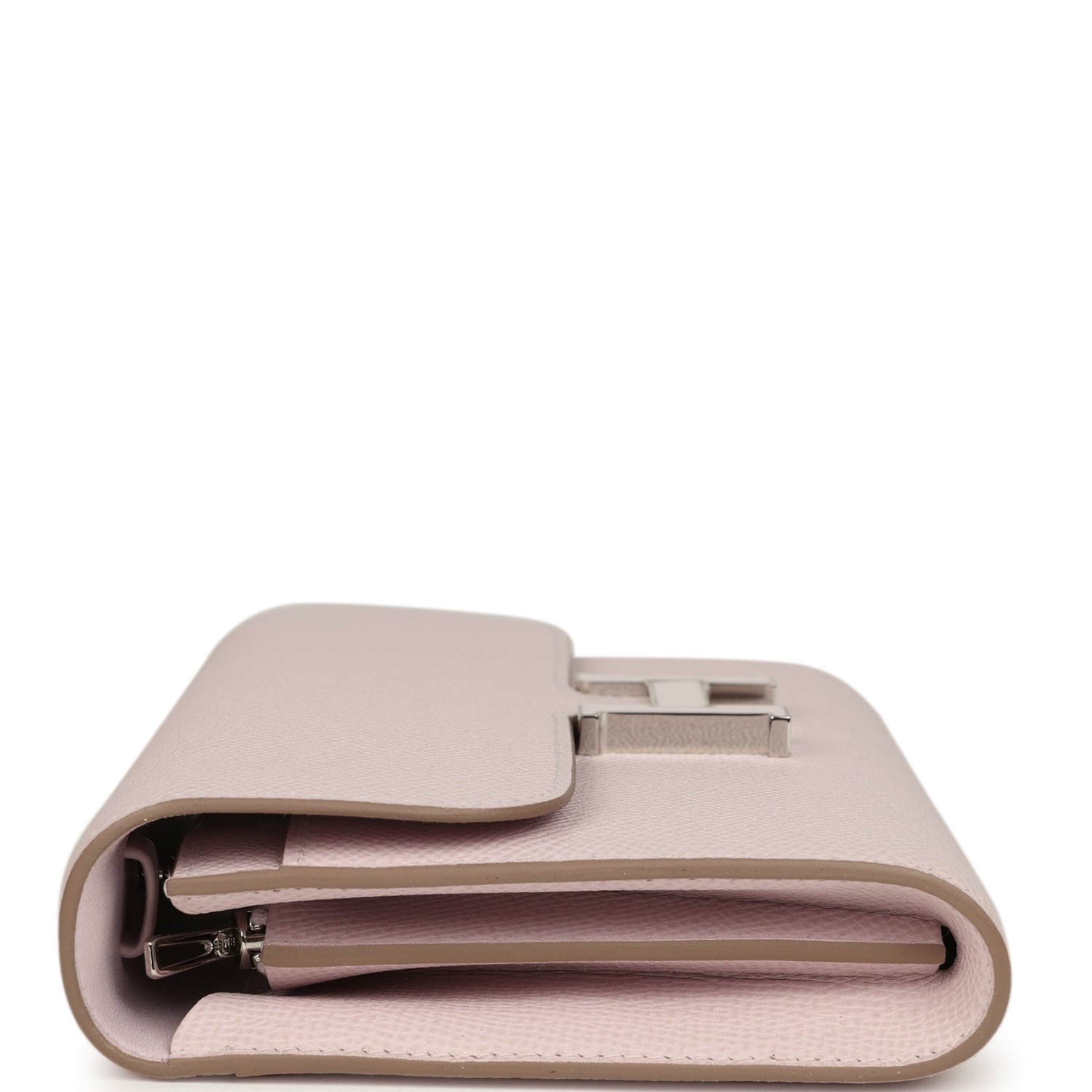 Hermes Constance Wallet To Go Mauve Pale Epsom Lacquered Palladium Hardware
