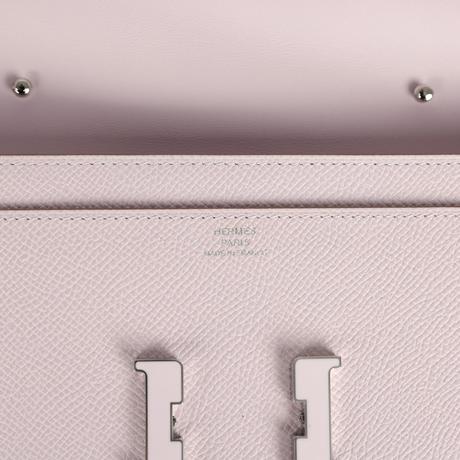 Hermes Constance Wallet To Go Mauve Pale Epsom Lacquered Palladium Hardware
