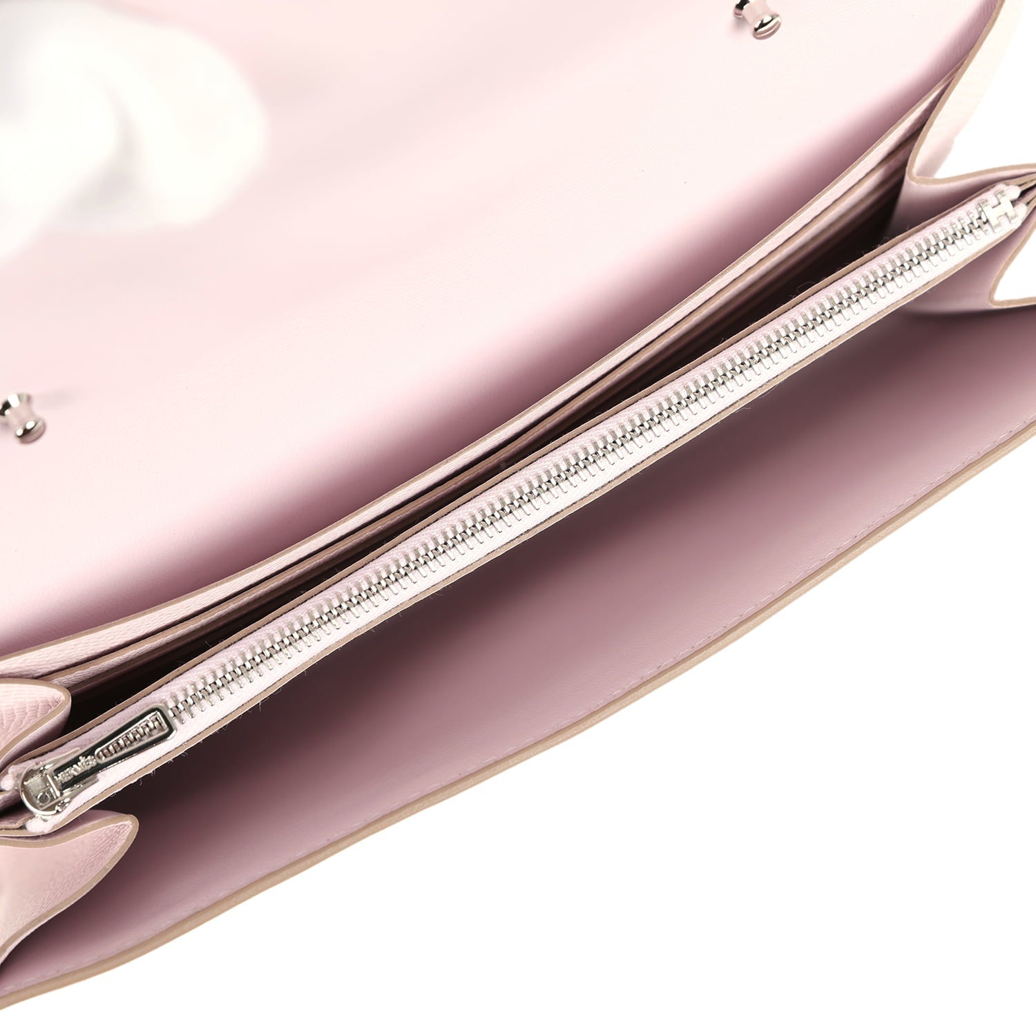 Hermes Constance Wallet To Go Mauve Pale Epsom Lacquered Palladium Hardware