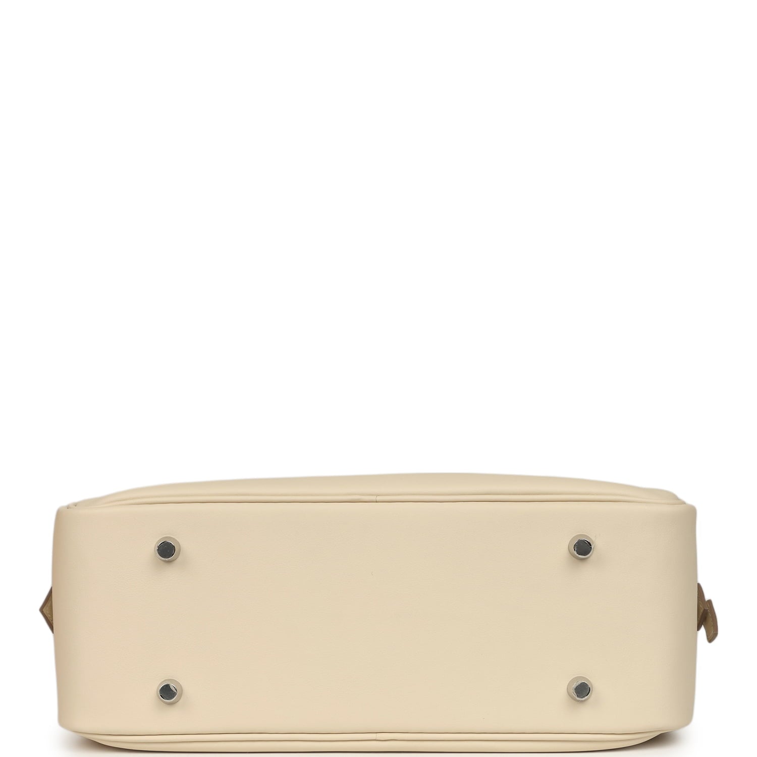 Hermes Plume 28 Bag Craie Swift Palladium Hardware