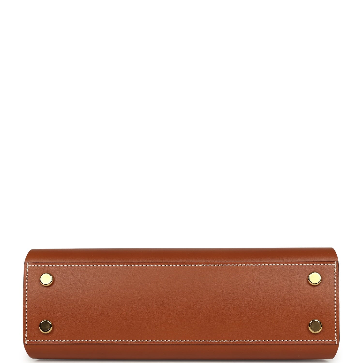 Hermes Tablier Sellier Fauve Vache Hunter, Gold, Ecru-Beige Swift and Toile H Gold Hardware
