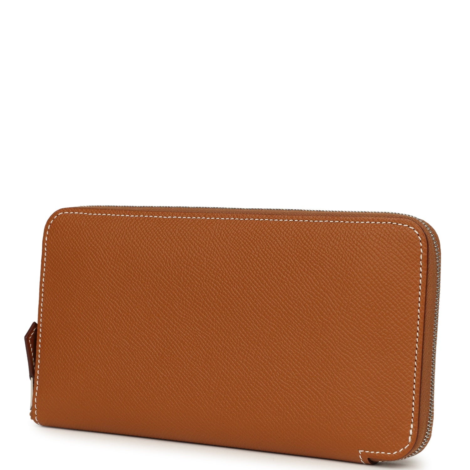 Hermes Silk'In Classique Long Wallet Gold Epsom Palladium Hardware