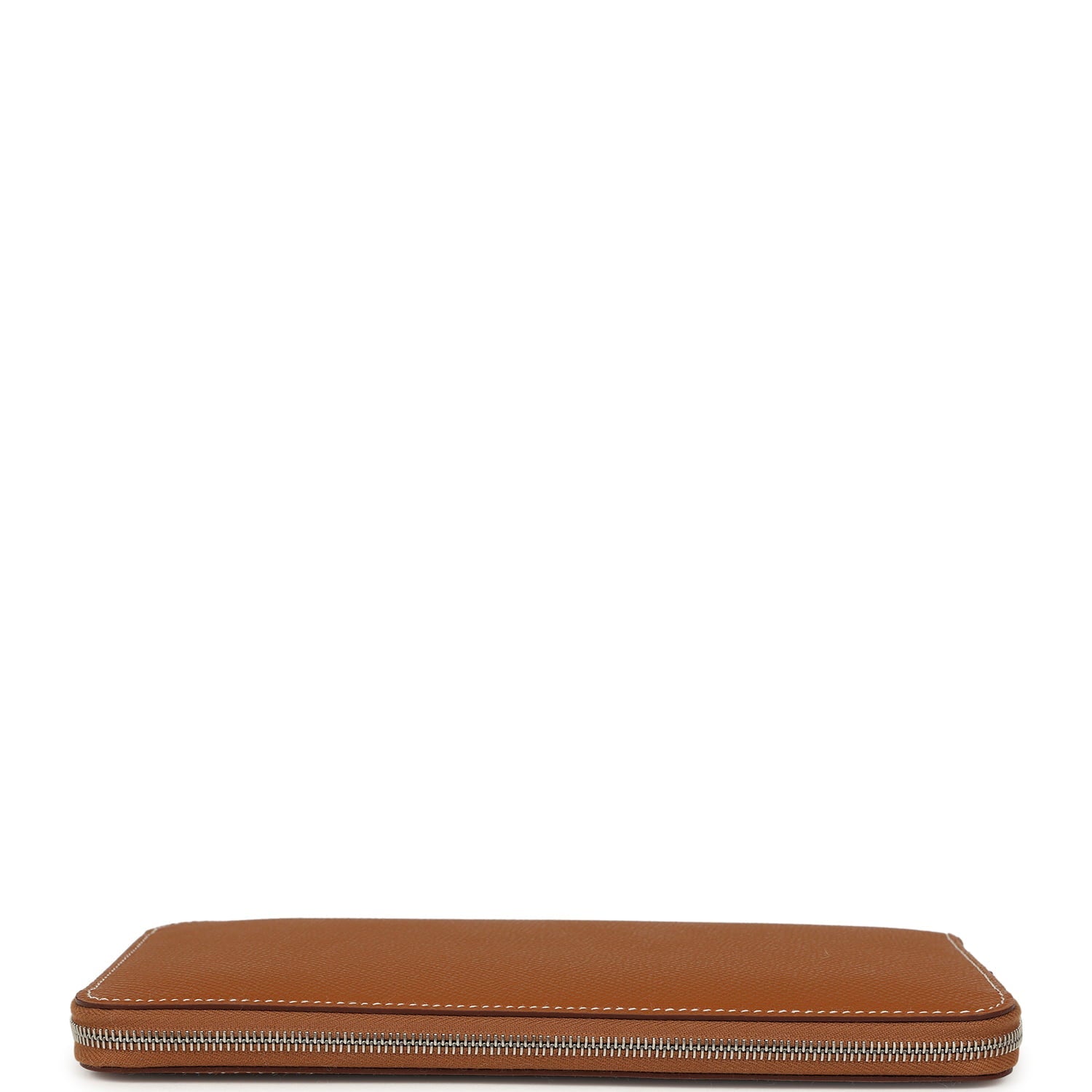 Hermes Silk'In Classique Long Wallet Gold Epsom Palladium Hardware