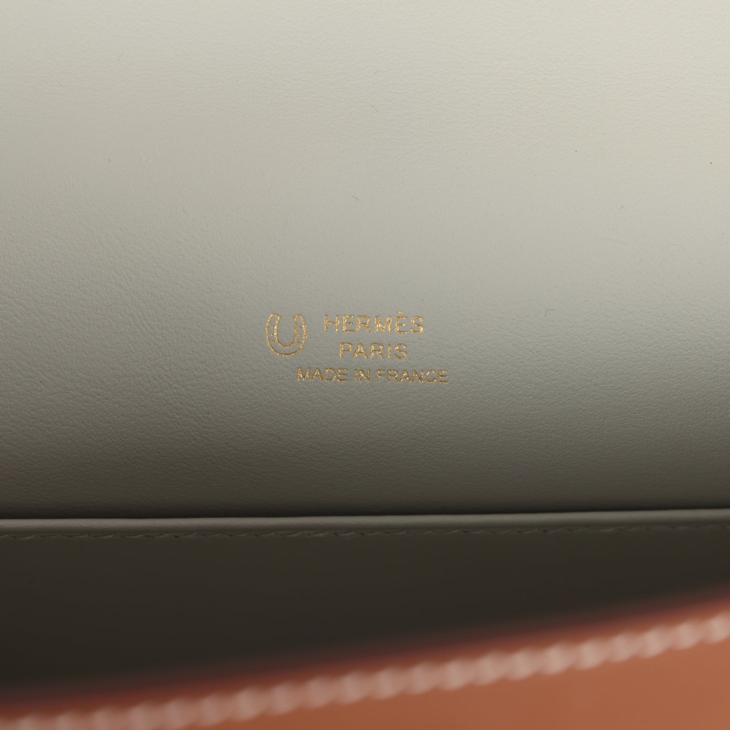 Hermes Special Order (HSS) Kelly Pochette Gold Verso Swift Permabrass Hardware