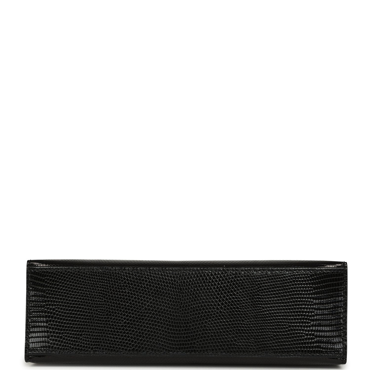 Hermes Kelly Pochette Black Varanus Niloticus Lizard Palladium Hardware