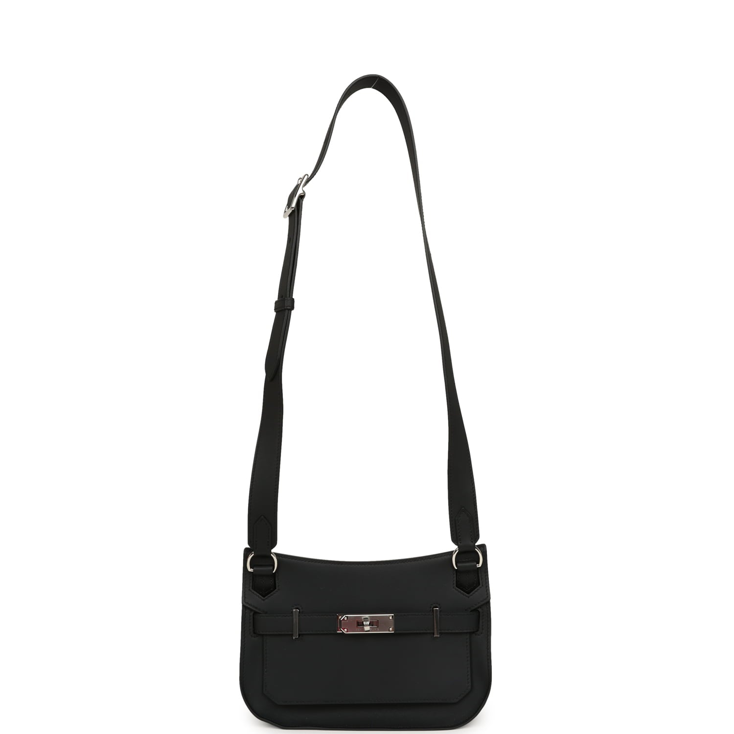Hermes Jypsiere Mini Black Swift Palladium Hardware
