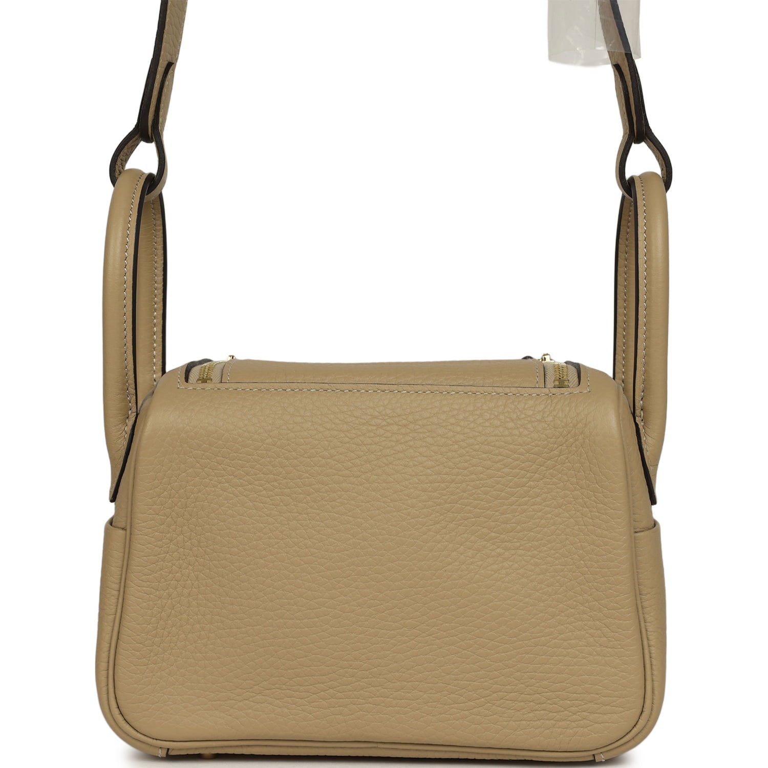 Hermes Mini Lindy II Trench Verso Clemence Gold Hardware