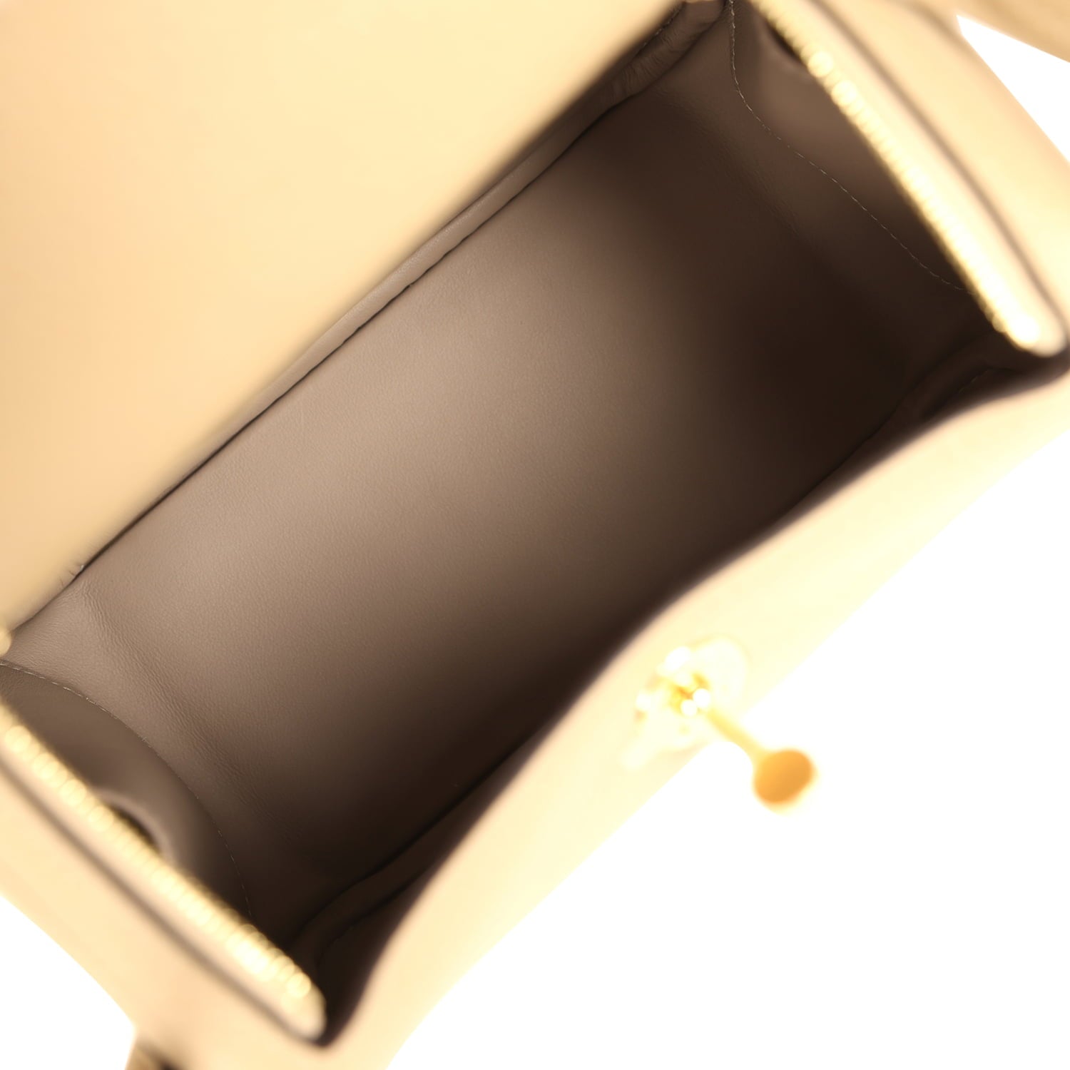 Hermes Mini Lindy II Trench Verso Clemence Gold Hardware