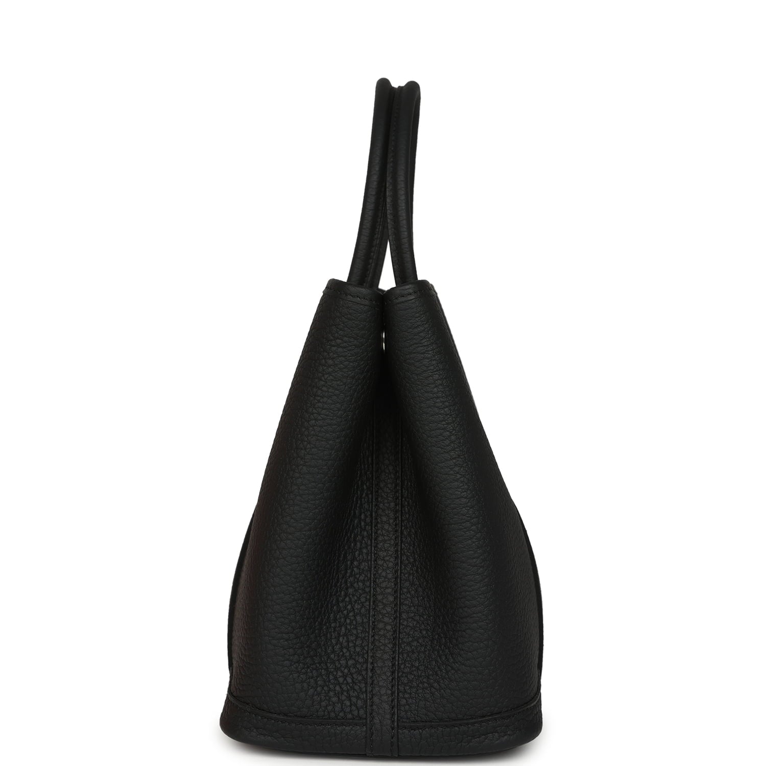 Hermes Garden Party 30 Black Negonda Palladium Hardware