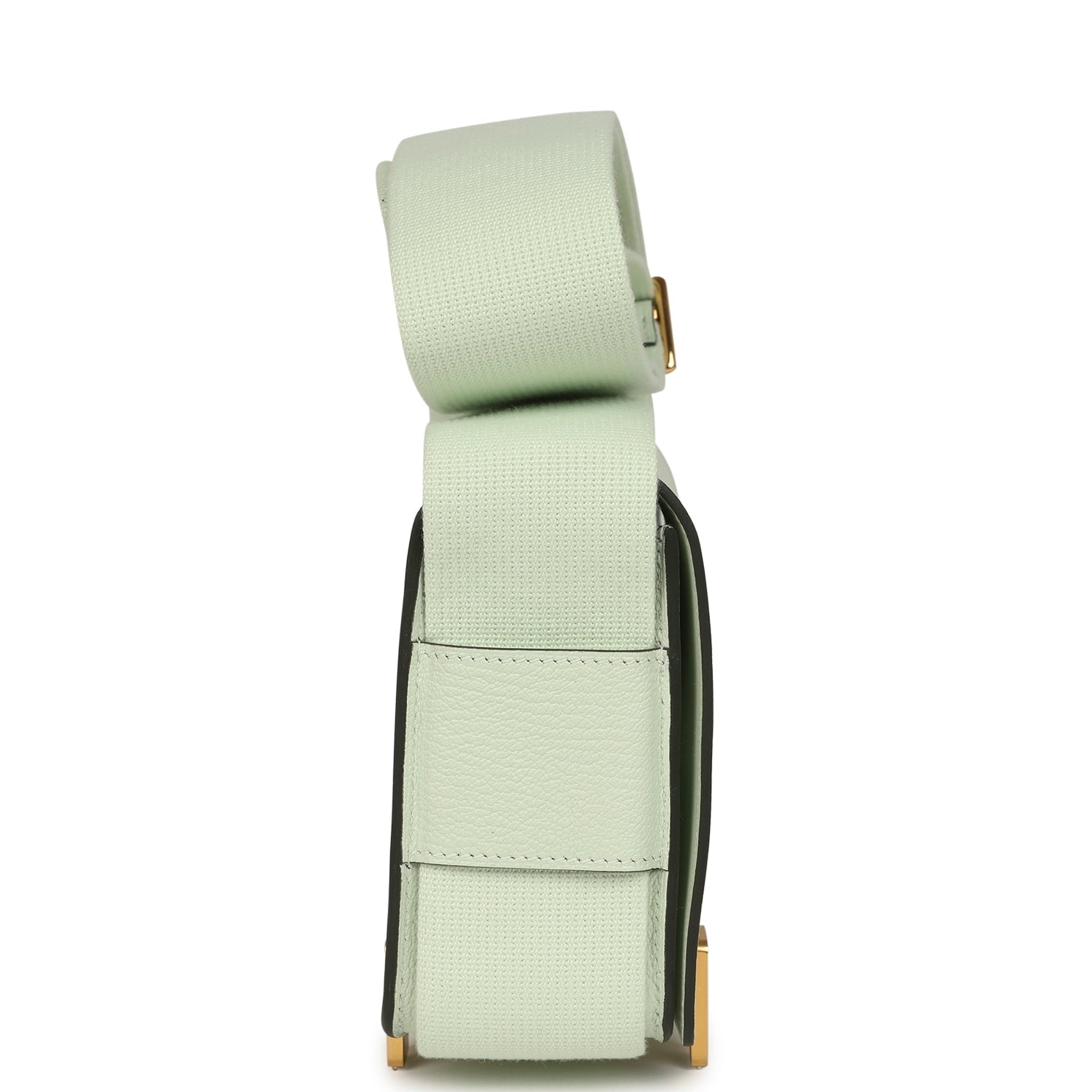 Hermes Geta Vert Fizz Chevre Mysore Gold Hardware
