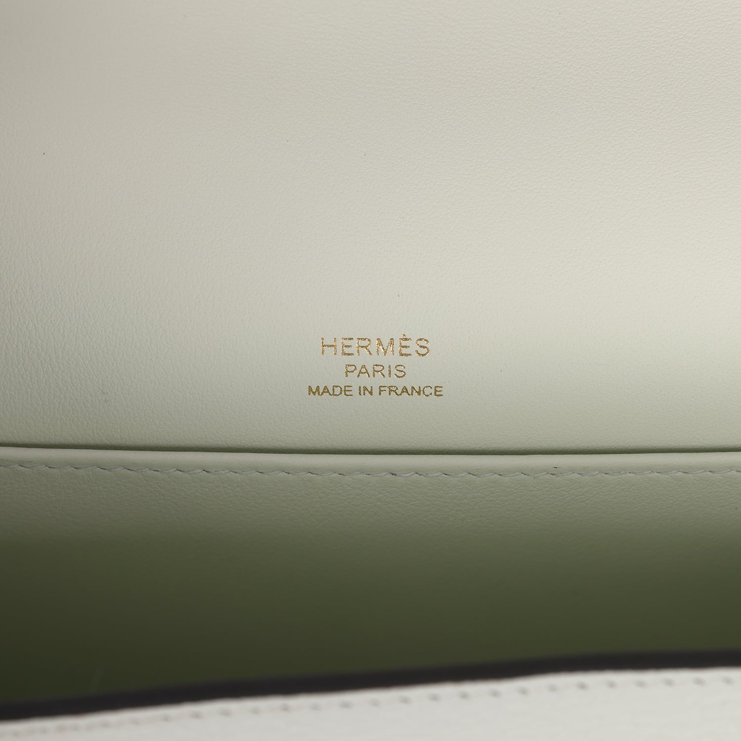 Hermes Geta Vert Fizz Chevre Mysore Gold Hardware