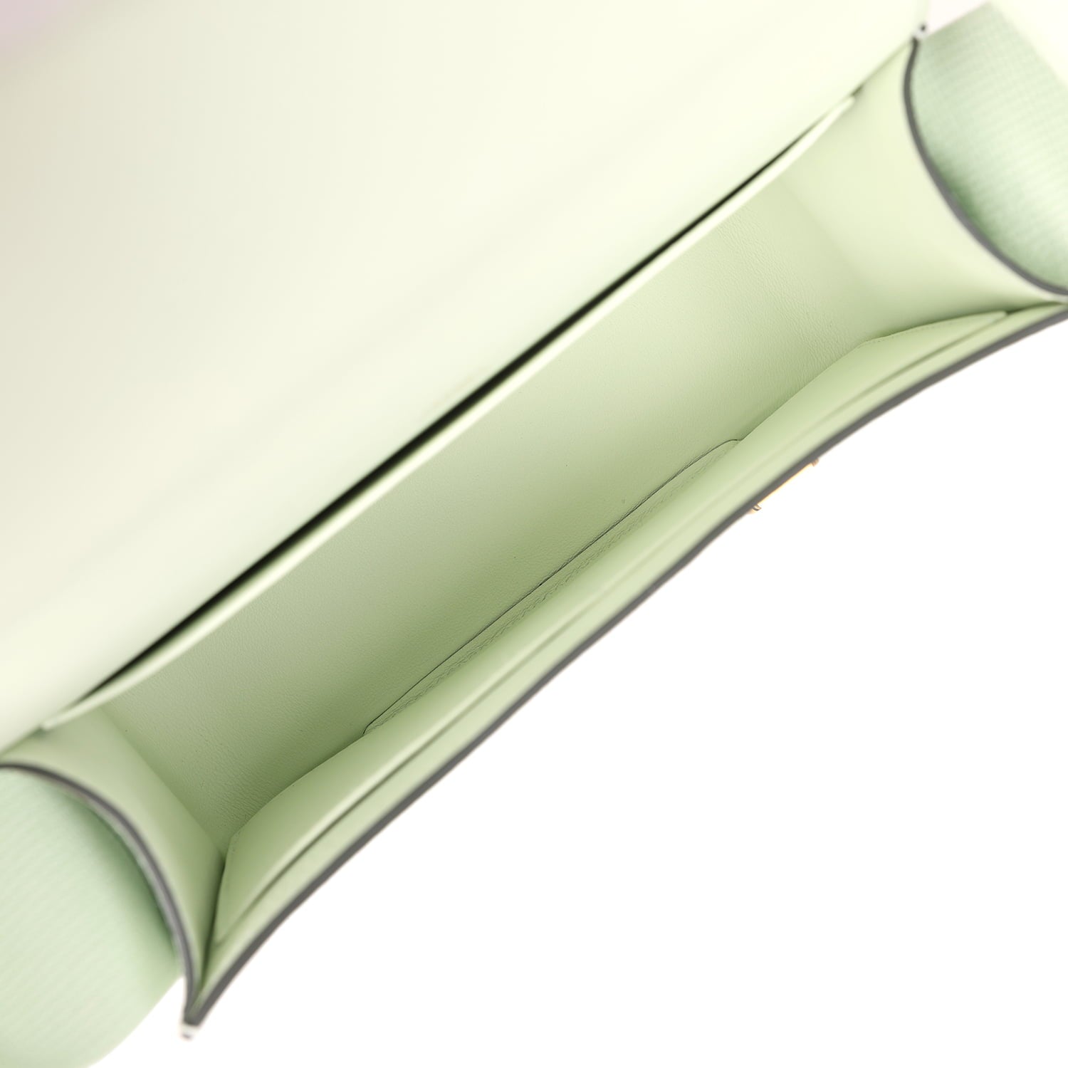 Hermes Geta Vert Fizz Chevre Mysore Gold Hardware