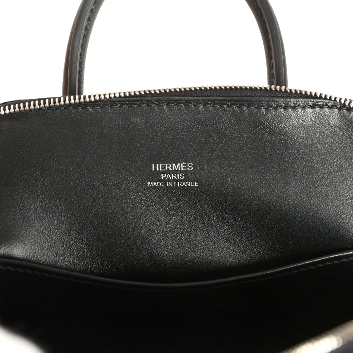 Hermes 1923 Bolide Mini Black Chevre Mysore Palladium Hardware