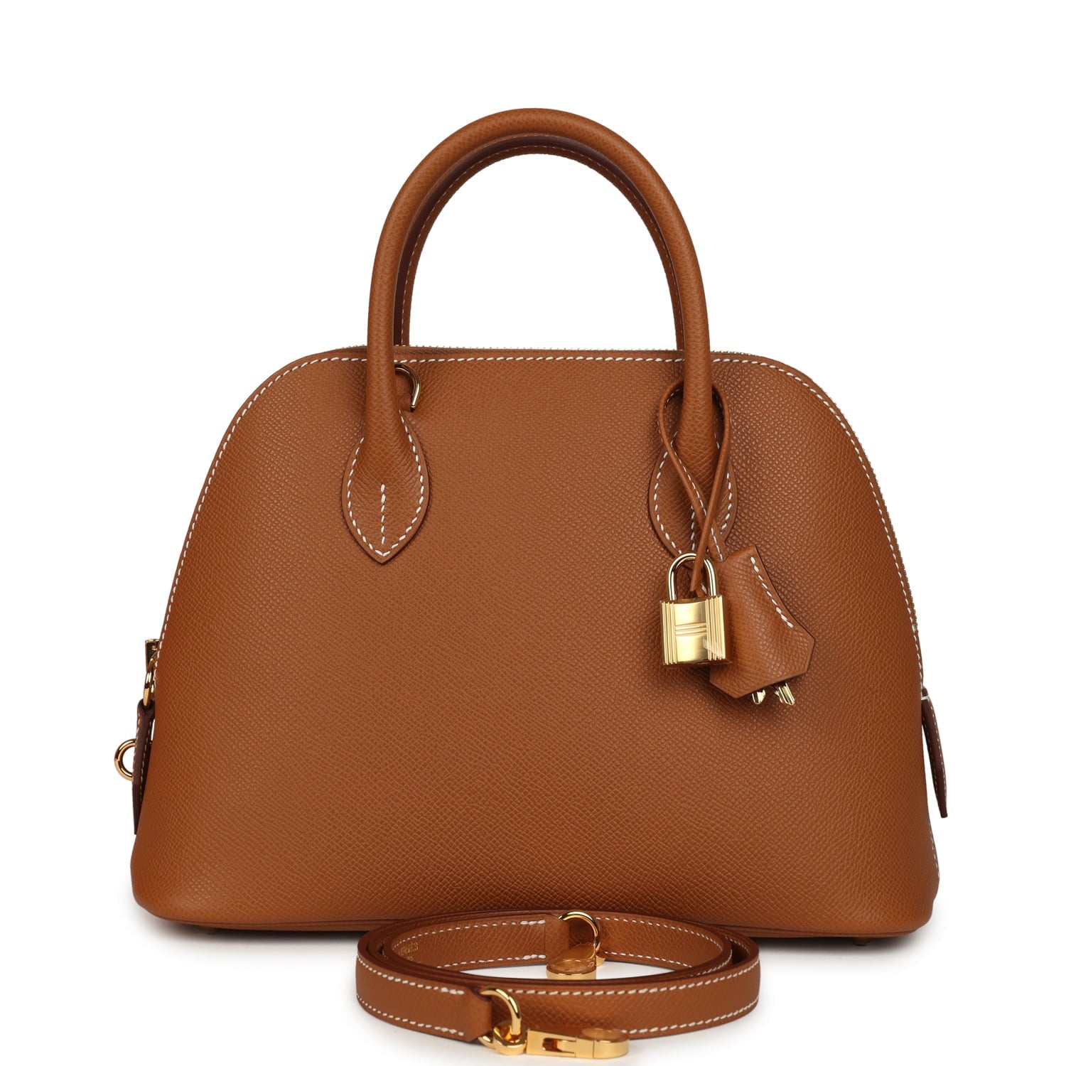 Hermes 1923 Bolide 25 Gold Epsom Gold Hardware