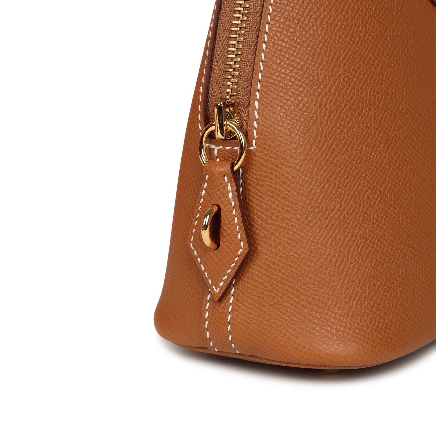 Hermes 1923 Bolide 25 Gold Epsom Gold Hardware