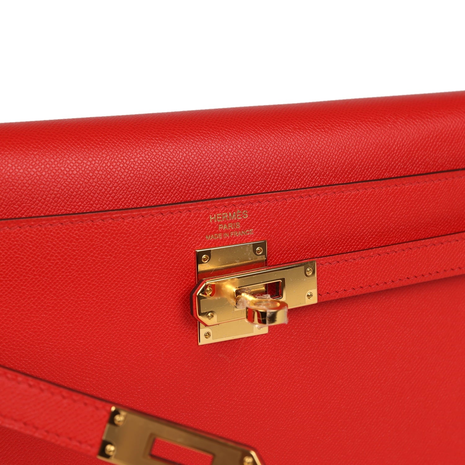 Hermes Kelly Elan Rouge De Coeur Madame Gold Hardware