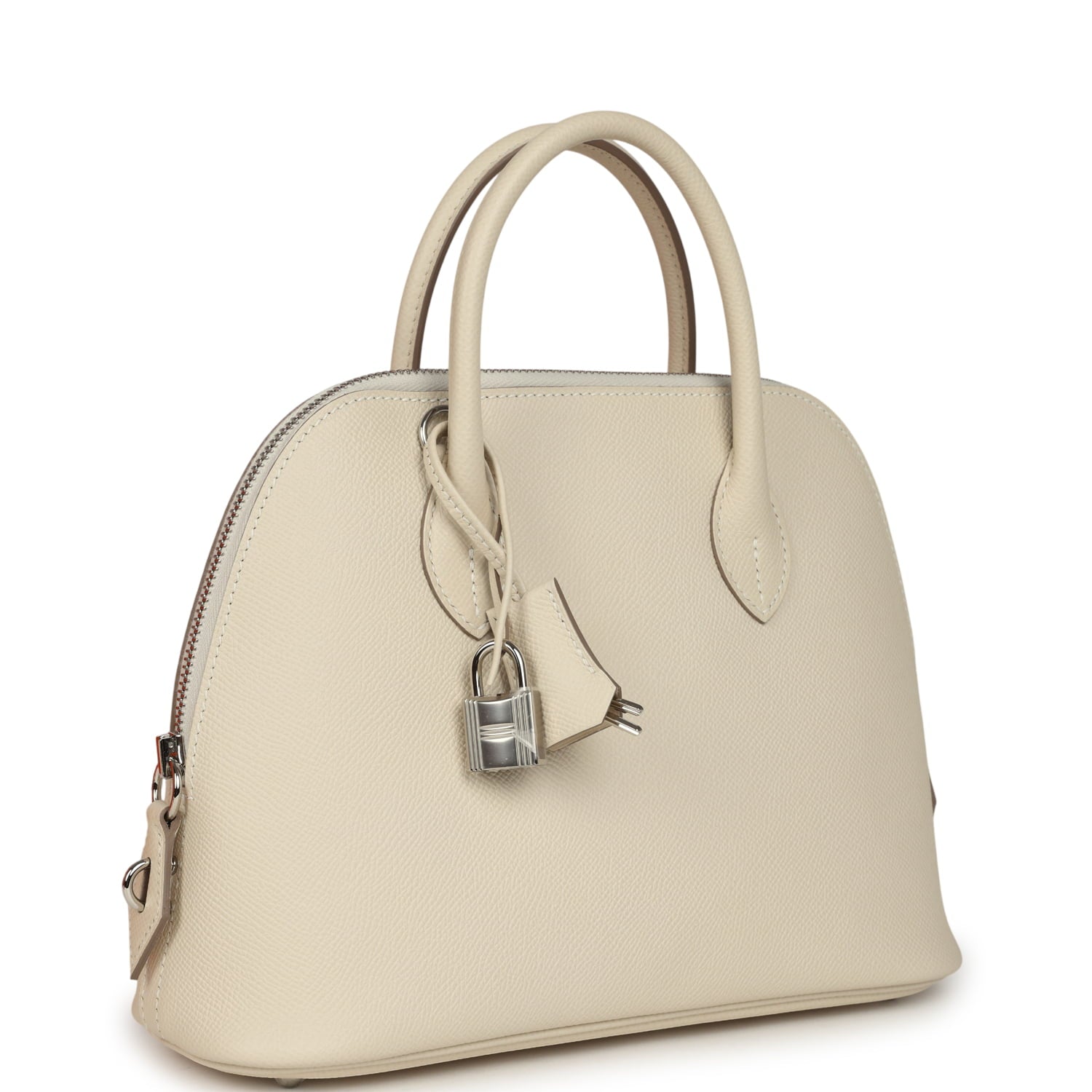 Hermes 1923 Bolide 25 Craie Epsom Palladium Hardware