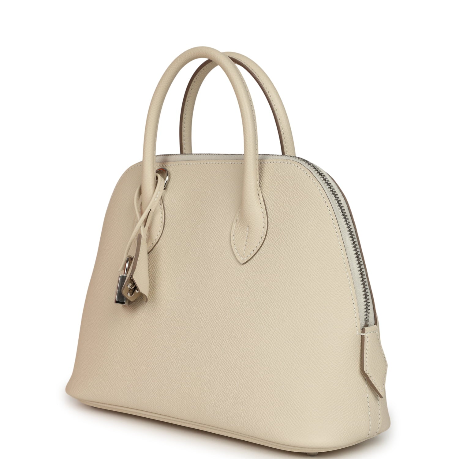 Hermes 1923 Bolide 25 Craie Epsom Palladium Hardware