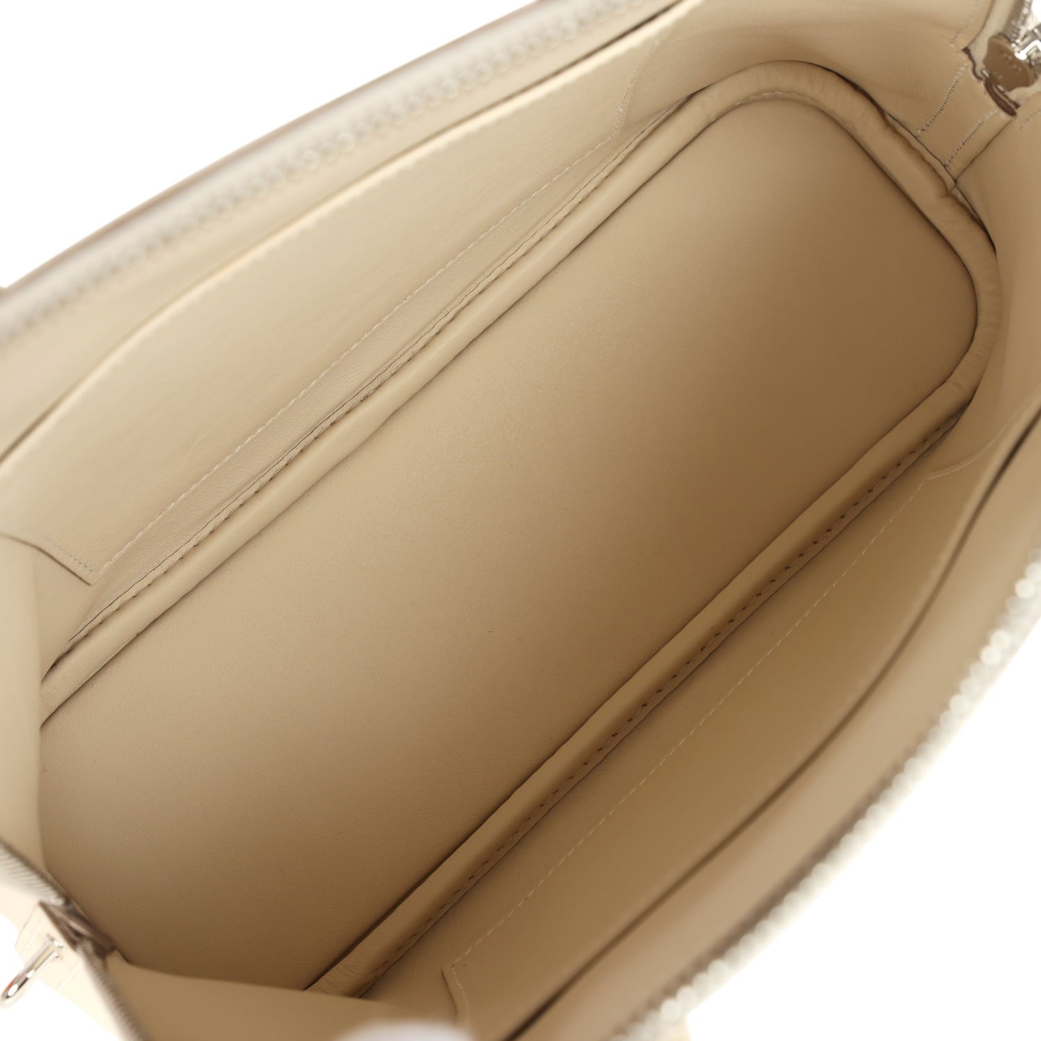 Hermes 1923 Bolide 25 Craie Epsom Palladium Hardware
