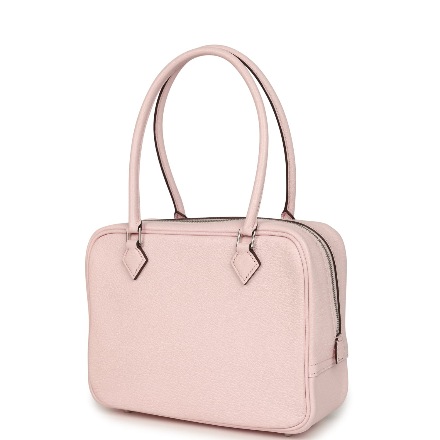 Hermes Mini Plume 21 Bag Rose Darling Chevre Palladium Hardware