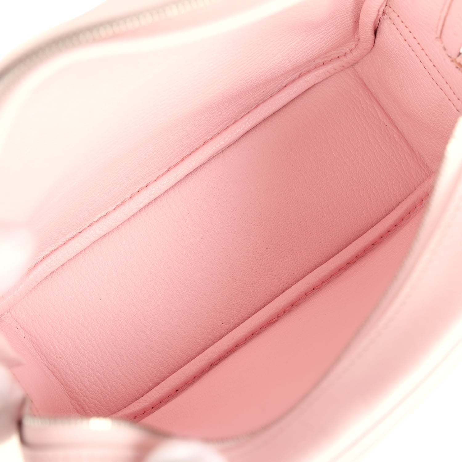 Hermes Mini Plume 21 Bag Rose Darling Chevre Palladium Hardware